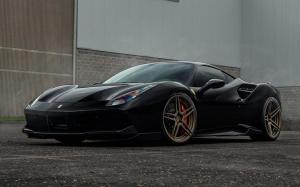 Ferrari 488 GTB by Titan Motorworks on ADV.1 Wheels (ADV05 M.V2 CS) 2019 года